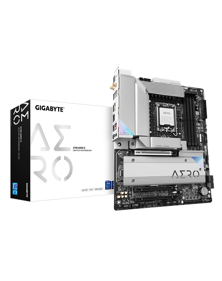Gigabyte Z790 AERO G 1.0 M/B Processor family Intel, Processor socket LGA1700, DDR5 DIMM, Memory slots 4, Supported hard disk dr