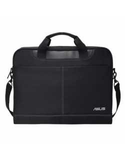 Asus Nereus Fits up to size 16 ", Black, Messenger - Briefcase, Shoulder strap, Waterproof