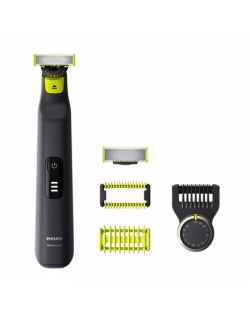 Philips OneBlade Pro Shaver for Face and Body QP6541/15 Operating time (max) 90 min, Wet & Dry, Lithium Ion, Black