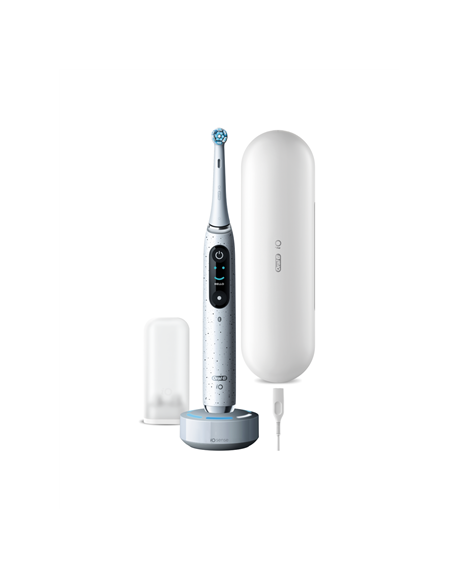 Oral-B Electric Toothbrush iO10 Series Rechargeable, For adults, Number of brush heads included 1, Stardust White, Number of tee