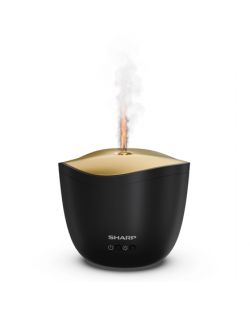 Sharp Aroma Diffuser DF-A1E-B Ultrasonic, Black/Matt Metallic Gold