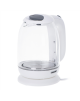 Mesko Kettle MS 1302w Electric, 2200 W, 1.7 L, Glass, 360° rotational base, White