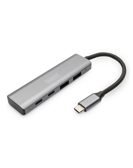 Digitus USB-C 4 Port HUB 2x USB-A + 2x USB-C Gen2 DA-70245