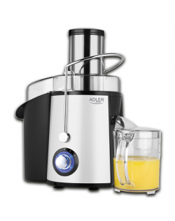 Adler Juicer AD 4128 Matt Black/White, 1000 W, Number of speeds 2