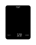 Adler Kitchen Scale AD 3177b Maximum weight (capacity) 10 kg, Accuracy 1 g, Black