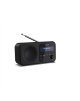 Sharp DR-P420(BK) Tokyo Portable Digital Radio, FM/DAB/DAB+, Bluetooth 5.0, USB or Battery Powered, Midnight Black