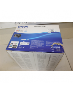 SALE OUT. Epson EcoTank L5290, 4-in-1, Print, Scan, Copy, Fax Epson Multifunctional printer EcoTank L5290 Contact image sensor (CIS), 4-in-1, Wi-Fi, Black, DAMAGED PACKAGING
