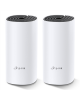 TP-LINK Whole Home Mesh WiFi System Deco M4 (2-Pack) 802.11ac, 300+867 Mbit/s, 10/100/1000 Mbit/s, Ethernet LAN (RJ-45) ports 2,