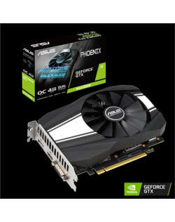 Asus PH-GTX1650S-O4G NVIDIA, 4 GB, GeForce GTX 1650 SUPER, GDDR6, PCI Express 3.0, Processor frequency 1770 MHz, DVI-D ports qua