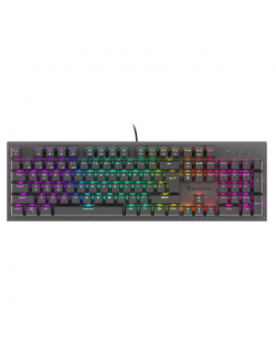 Genesis THOR 303, Mechanical Gaming Keyboard, RGB LED light, US, Black, Wired, USB Type-A