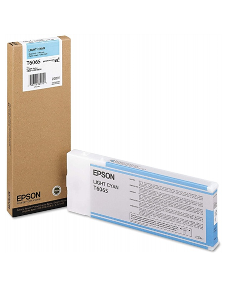 Epson T606500 Ink Cartridge, Light Cyan