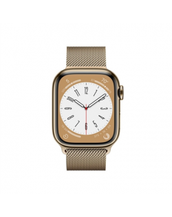 Apple Watch Series 8 MNJF3UL/A 41mm, Smart watches, GPS (satellite), Retina LTPO OLED, Touchscreen, Heart rate monitor, Waterpro