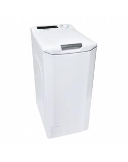 Candy Washing Machine CSTG 38TMCE/1-S Energy efficiency class B, Top loading, Washing capacity 8 kg, 1300 RPM, Depth 60 cm, Width 41 cm, Display, LCD, NFC, White