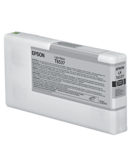 Epson T6537 Ink Cartridge, Light Black