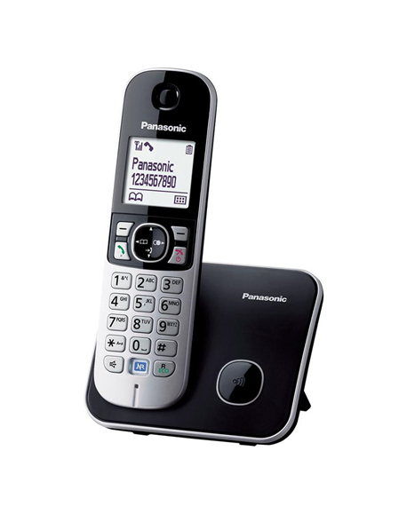 Panasonic Cordless phone KX-TG6811FXM Metallic Grey, Caller ID, 1.8 inch LCD 120 Channels One Touch Eco Mode Power Back-Up Opera