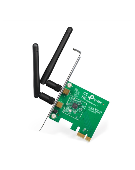 TP-LINK TL-WN881ND, PCI Express Adapter 2.4GHz, 802.11n, 300Mbps, 1xDetachable antenna 2dBi