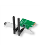 TP-LINK TL-WN881ND, PCI Express Adapter 2.4GHz, 802.11n, 300Mbps, 1xDetachable antenna 2dBi