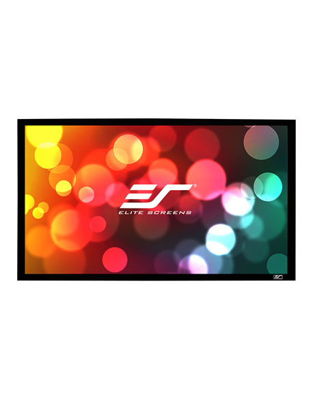 Elite Screens SableFrame Series ER100WH1 Diagonal 100 ", 16:9, Viewable screen width (W) 221 cm, Black