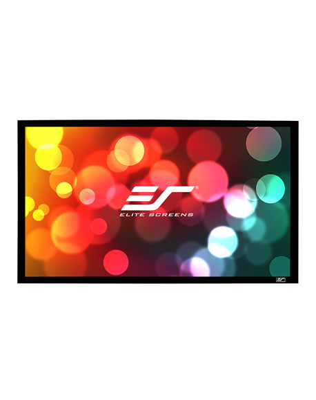 Elite Screens SableFrame Series ER110WH1 Diagonal 110 ", 16:9, Viewable screen width (W) 244 cm, Black