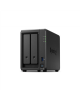 Synology DS723+ 2-bay/AMD Ryzen R1600/2-core 2.6 (base)/3.1 (turbo) GHz/2GB DDR4/2 x 3.5"xHot swap/2x1GbE/1xUSB3.2/eSATA/RAID 0,