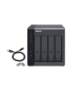 QNAP 4-Bay TR-004 Up to 4 HDD/SSD Hot-Swap, Micro processor with hardware RAID, 1 x Type-C USB 3.2 Gen 1 (USB 3.2 Gen 1)