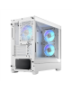 Fractal Design Pop Mini Air RGB White TG Clear Tint, mATX, Mini ITX, Power supply included No