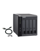 QNAP 4-Bay TR-004 Up to 4 HDD/SSD Hot-Swap, Micro processor with hardware RAID, 1 x Type-C USB 3.2 Gen 1 (USB 3.2 Gen 1)