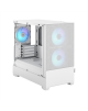 Fractal Design Pop Mini Air RGB White TG Clear Tint, mATX, Mini ITX, Power supply included No