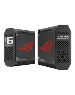 Asus Wifi 6 802.11ax Tri-band Gigabit Gaming Mesh System GT6 ROG Rapture (2-Pack) 802.11ax, 10/100/1000 Mbit/s, Ethernet LAN (RJ