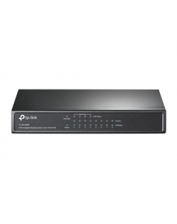 TP-LINK Switch TL-SG1008P Unmanaged, Desktop, 1 Gbps (RJ-45) ports quantity 8, PoE ports quantity 4, Power supply type External