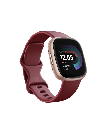Fitbit Versa 4 Smart watch, NFC, GPS (satellite), AMOLED, Touchscreen, Heart rate monitor, Activity monitoring 24/7, Waterproof,
