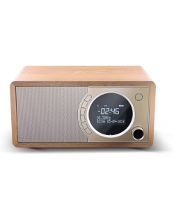 Sharp DR-450(BR) Digital Radio, FM/DAB/DAB+, Bluetooth 4.2, Alarm function, Brown
