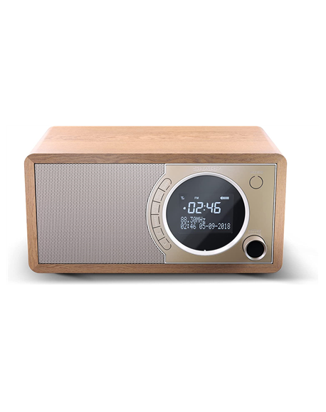 Sharp DR-450(BR) Digital Radio, FM/DAB/DAB+, Bluetooth 4.2, Alarm function, Brown