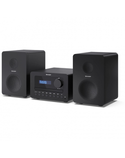 Sharp XL-B520D(BK) Tokyo Hi-Fi Micro System 2.0, FM/DAB/DAB+/USB, CD, Bluetooth 5.0, Aux-in, Black