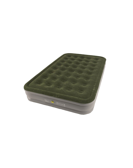 Outwell Excellent Double Sleeping Mat, Flock, 300 mm, Dark Leaf and Grey