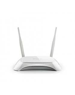 TP-LINK 3G/4G Router TL-MR3420 802.11n, 300 Mbit/s, 10/100 Mbit/s, Ethernet LAN (RJ-45) ports 4, 3G/4G via optional USB adapter,