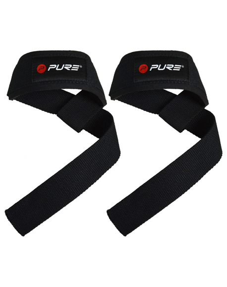 Pure2Improve Lifting Straps Black
