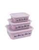 Stoneline Awave Set of storage box 21940 3 pc(s), Dishwasher proof, Rose