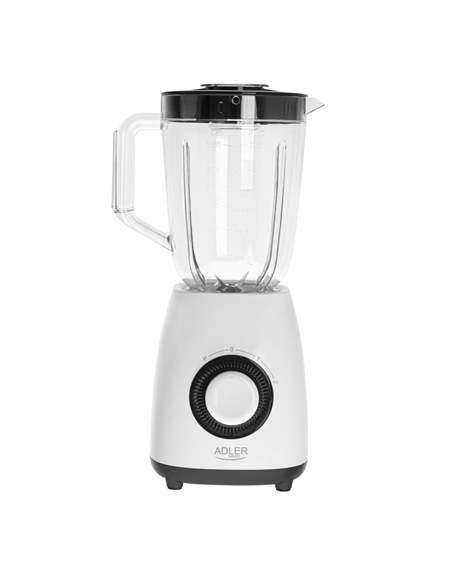 Adler Blender with jar AD 4085 Tabletop, 1000 W, Jar material Plastic, Jar capacity 1.5 L, White