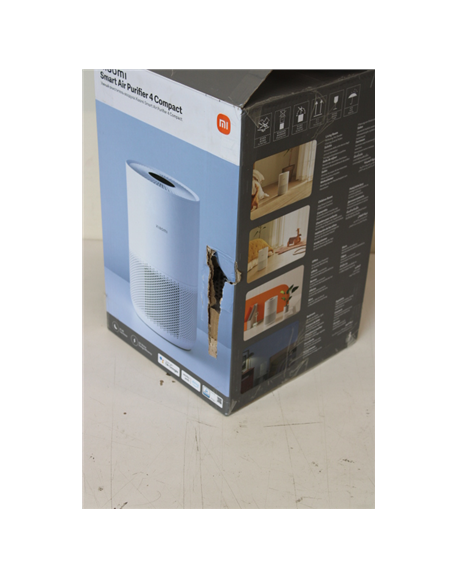 SALE OUT. Xiaomi Smart Air Purifier 4 Compact EU Xiaomi Smart Air Purifier 4 Compact EU 27 W, Suitable for rooms up to 16-27 m²,