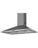 CATA Hood OMEGA 600 X Wall mounted, Energy efficiency class C, Width 60 cm, 645 m³/h, Mechanical control, LED, Grey