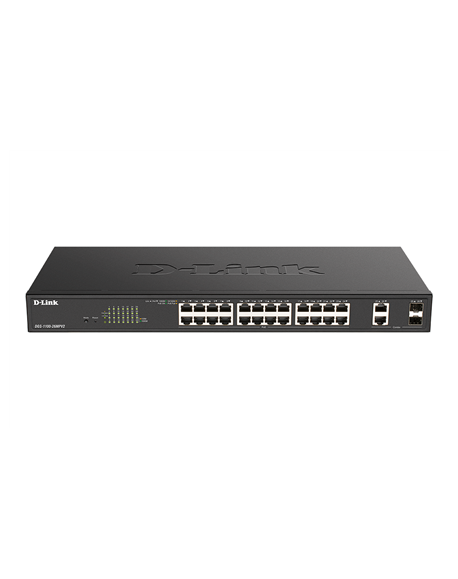 D-Link DGS-1100 Series Gigabit Smart Managed Switches DGS-1100-26MPV2 Managed L2, Desktop/Rackmountable