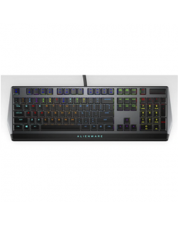 Dell Alienware Gaming Keyboard AW510K Wired, Mechanical Gaming Keyboard, RGB LED light, EN, Dark Gray, USB