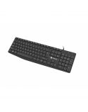 Natec Keyboard Nautilus NKL-1950 Wired, US, USB Type-A, Black