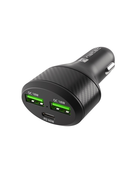 Natec Car Charger Coney Black