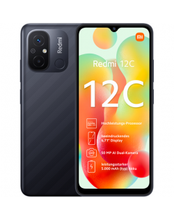 Xiaomi Redmi 12C (Graphite Gray) DS 6.71“ IPS LCD 720x1650/2.0GHz&1.8GHz/128GB/4GB RAM/Android11/microSDXC/WiFi,BT/4G,MZB0DH2EU