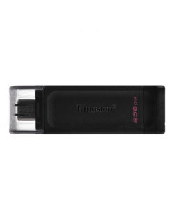 Kingston USB Flash Drive DataTraveler 70 256 GB, USB 3.2 Gen 1 Type-C, Black