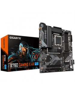 Gigabyte B760 GAMING X AX 1.1 M/B Processor family Intel, Processor socket LGA1700, DDR5 DIMM, Memory slots 4, Supported hard di