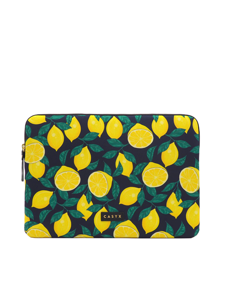 Casyx for MacBook SLVS-000002 Fits up to size 13 ”/14 ", Sleeve, Midnight Lemons, Waterproof