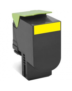 Lexmark 80C2HYE Cartridge, Yellow, 3000 pages